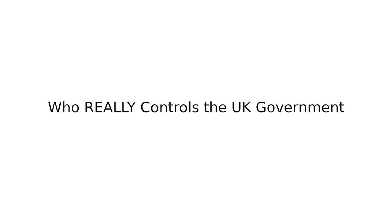 Nigel Farage Reveals Who REALLY Controls the UK Government