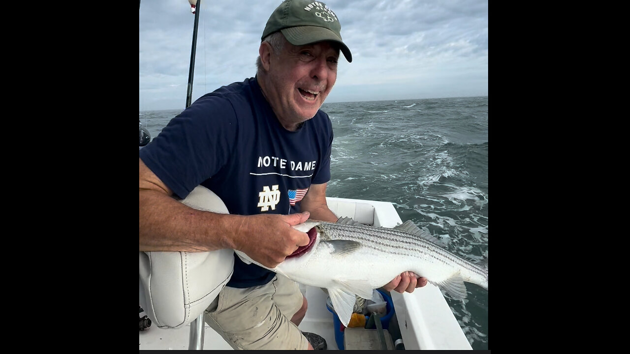 Retired FDNY Lt Jerry Murtha Fishing The Gut & Plum Island