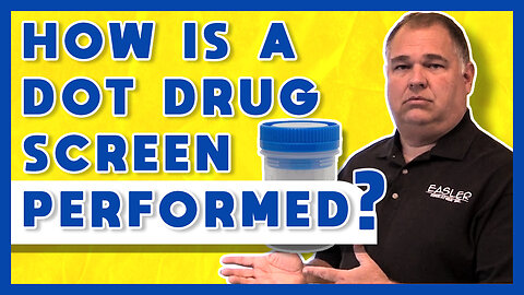 How is a DOT drug screen performed?