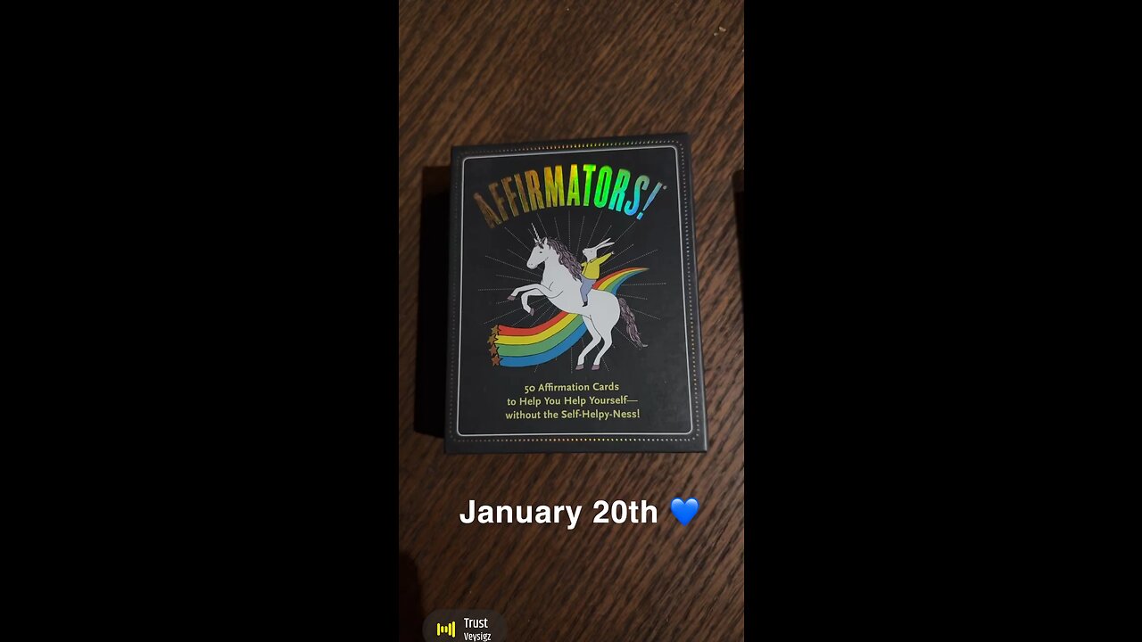 1/20/23 oracle card: trust