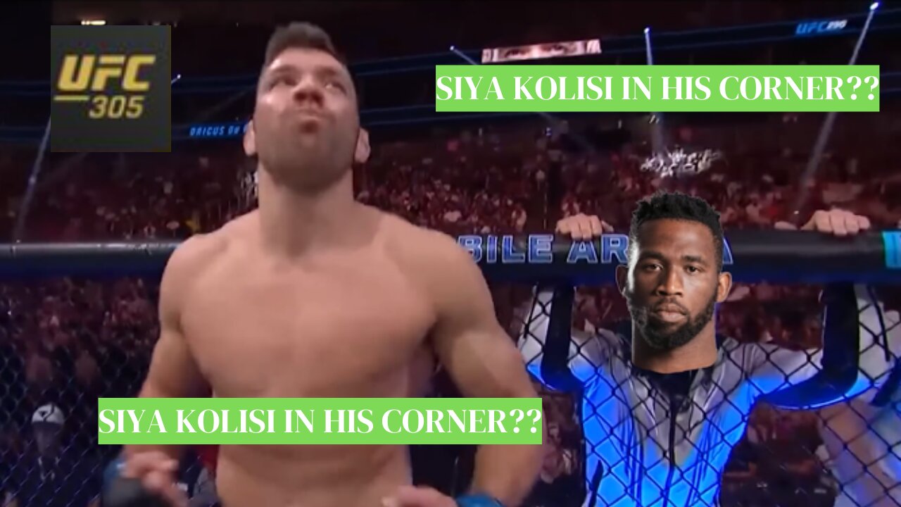 Siya Kolisi or Eben Etzebeth in Dricus du Plessis' Corner at UFC 305 | Springboks At UFC 305