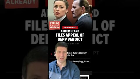 Amber Heard Files Appeal.. #johnnydepp #amberheard #breakingnews