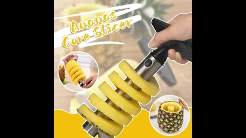 Pineapple slicer and wedger | Pineapple corer how to use | Best pineapple peeler