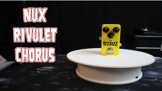 NUX Rivulet Chorus Pedal Demo and Review