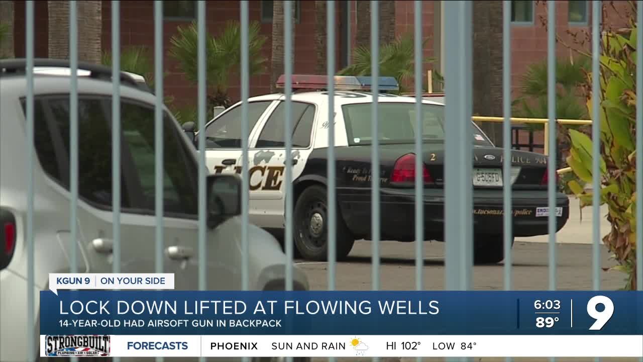 Police: 14-year-old boy detained in Flowing Wells HS in weapon investigation