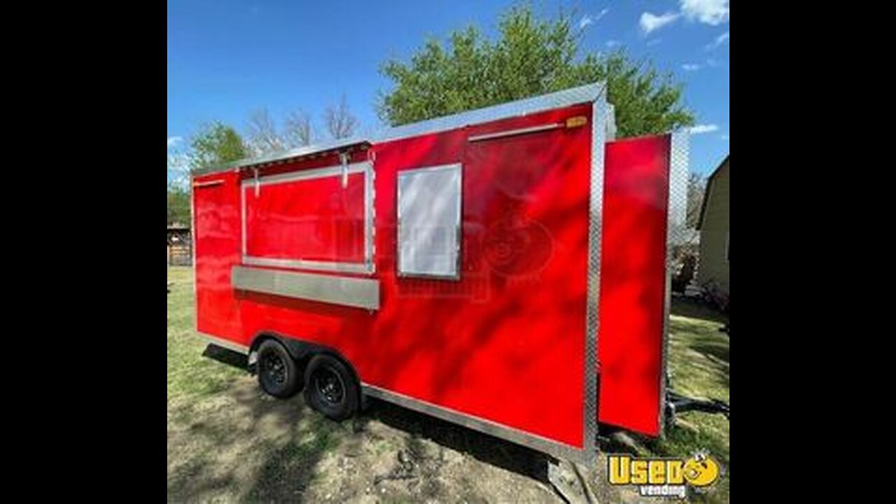 2021 - 8' x 16' Food Concession Trailer | Street Food Unit for Sale in Texas