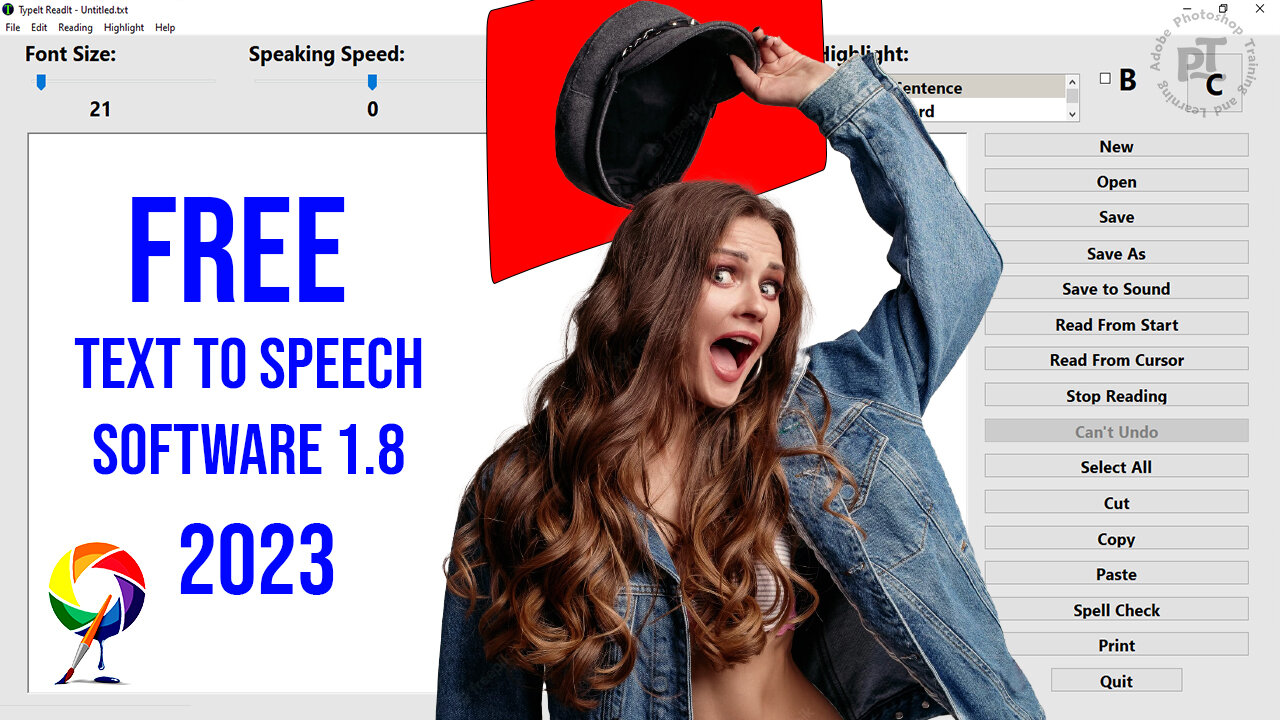 Free Text to Speech Software Typeit Readit