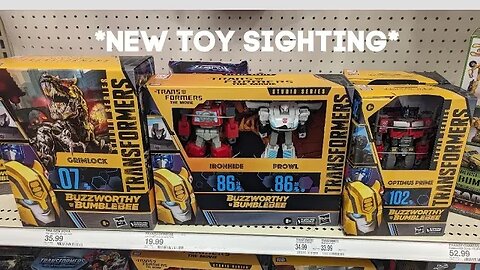 Buzzworthy Bumblebee Studio Series Optimus Prime, Grimlock, & Dead Ironhide & Prowl 2 Pack *Sighting