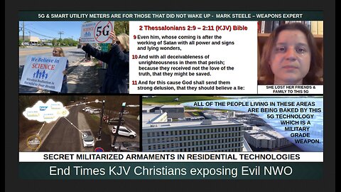 5G & SMART UTILITY METERS ARE FOR THOSE THAT DID NOT WAKE UP - MARK STEELE – WEAPONS EXPERT