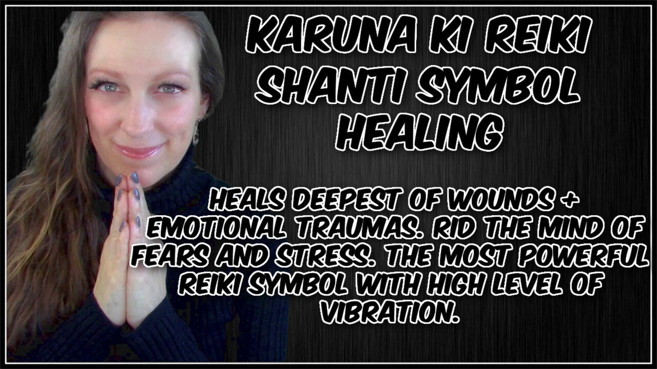 Reiki Shanti Symbol - Healing Wounds & Trauma - Remove Fear & Stress - Raise Your Vibration