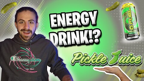 Pickle Juice Energy Drink?! GFuel April Fools Flavor Taste Test And Review!