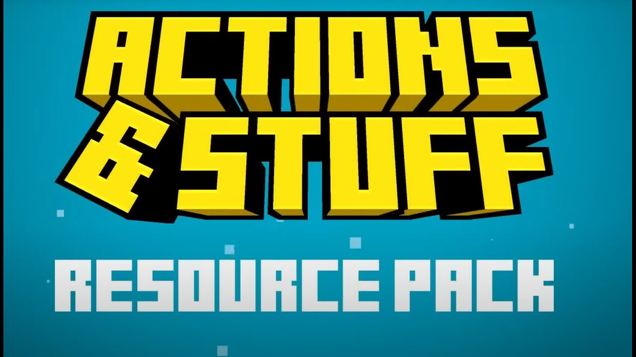 The Best Resource Pack on Minecraft Bedrock Edition! | Actions & Stuff Review!!!