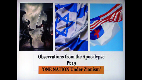 10-28-2023 'One Nation under Zionism'