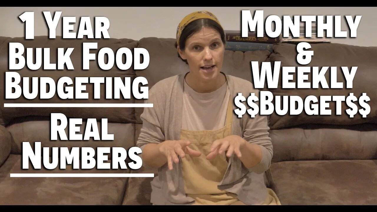 1 Year Bulk Food Budgeting/ Real Numbers/ Monthly & Weekly $$Budget$$$ | EP 59