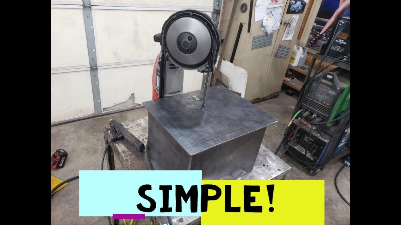 Simple Bench Top Band Saw From Bauer Portaband (Harbor Freight)