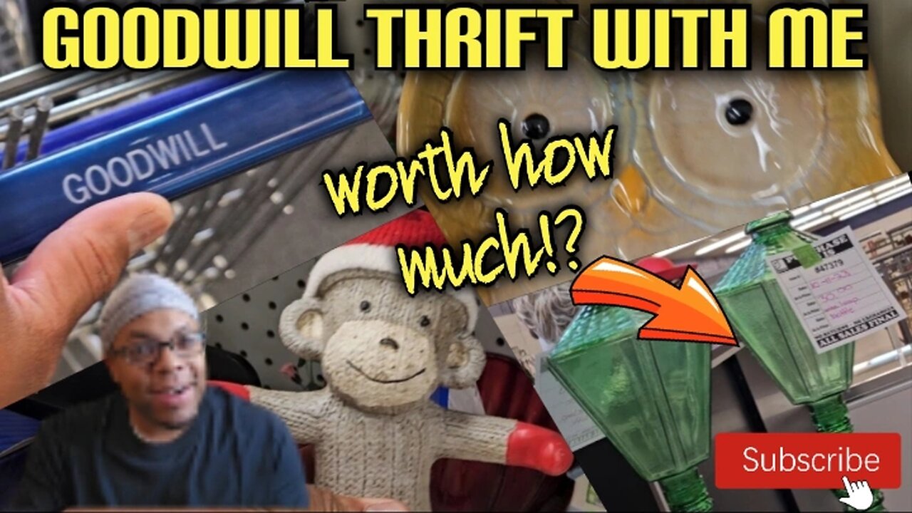 JOIN ME THRIFTING AT GOODWILL FOR MY HOME AND RESALE | IM A PART-TIME FLIPPER EARNING EXTRA MONEY!!