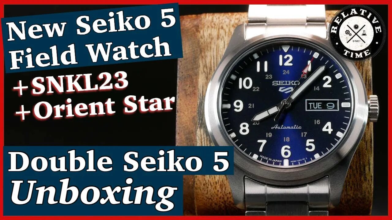 2021 New Seiko 5 Watch! SRPG29 | Double Seiko 5 Unboxing + Orient Star