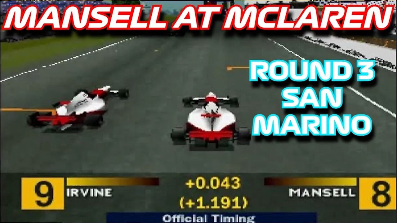 Mansell at McLaren | Round 3: San Marino Grand Prix | Formula 1 (PS1)