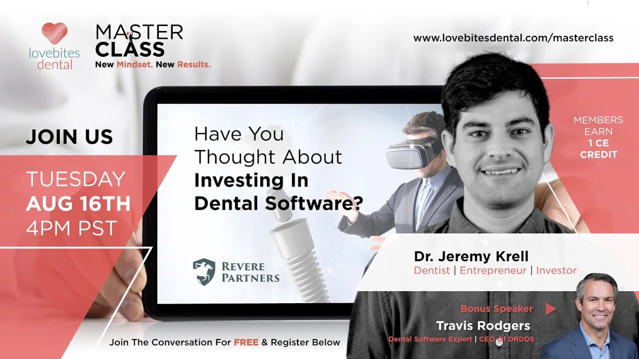 Dr. Jeremy Krell - Investing in Dental Software