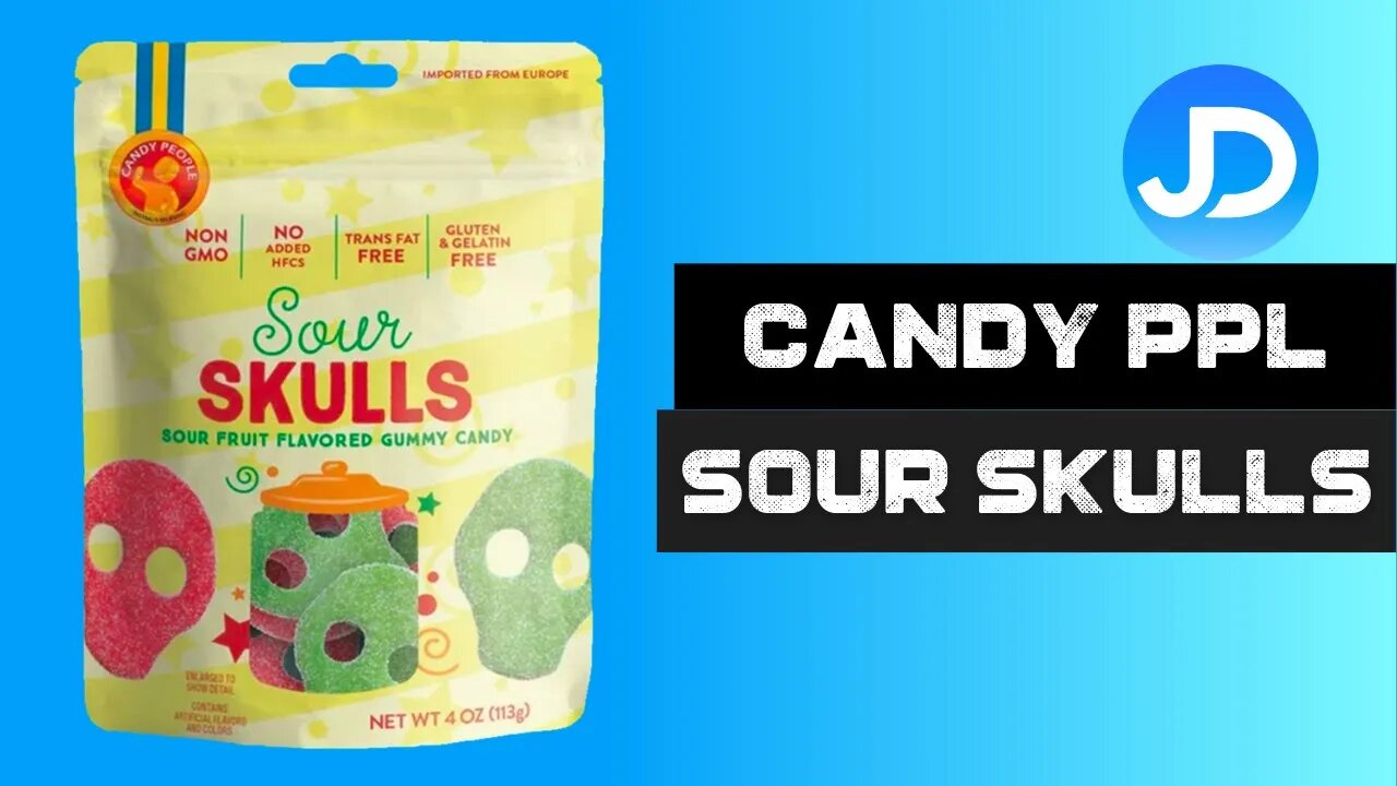 Candy People Sour Skulls review || Winners Candy review