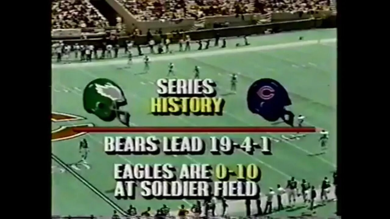 1986-09-14 Philadelphia Eagles vs Chicago Bears