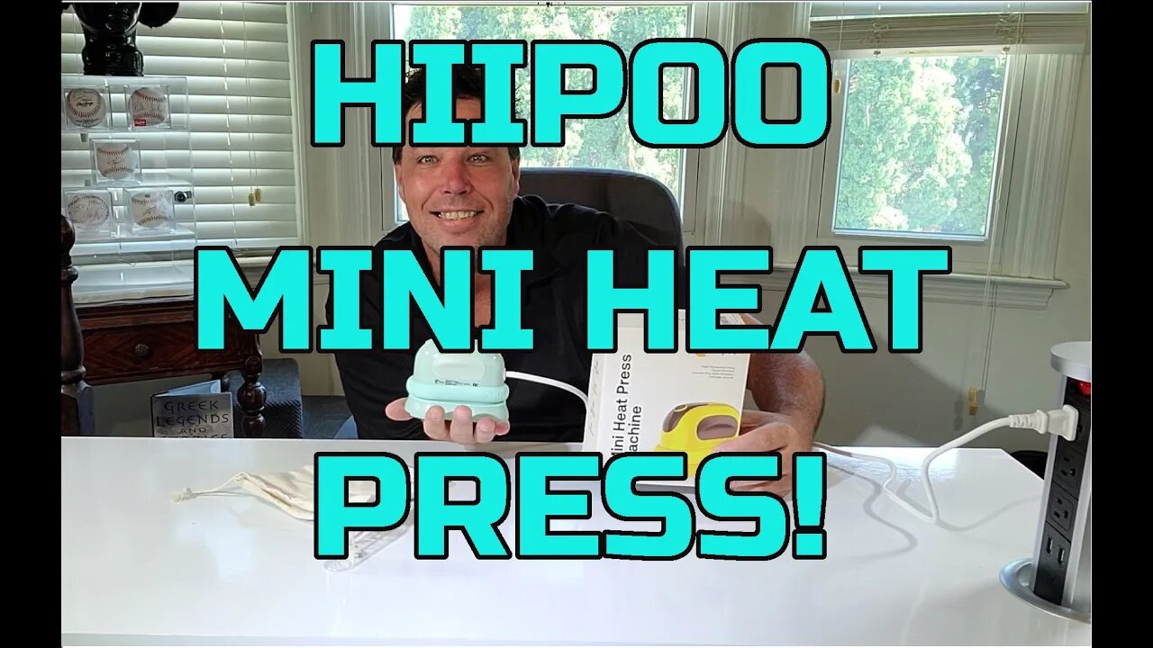 Compact and Sturdy Mini Heat Press From Hiipoo