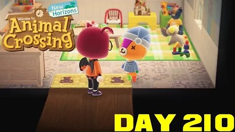 Animal Crossing: New Horizons Day 210 - Nintendo Switch Gameplay 😎Benjamillion