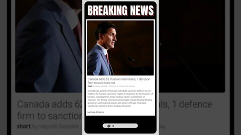 Current News: 62 Russian individuals and 1 defence firm added to Canada's sanctions list over Crimea