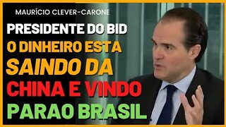 O dinheiro está saindo da China e vindo para o Brasil