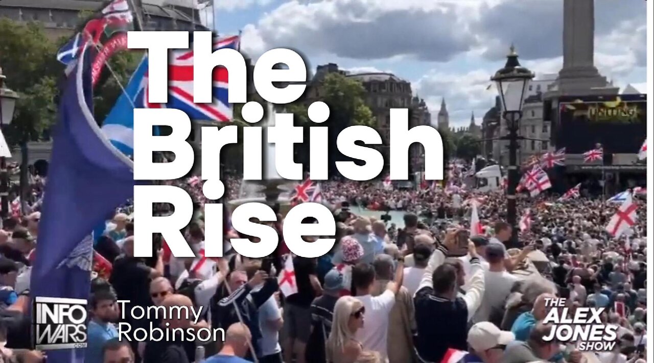 The British Rise UK protests the New World Order Replacement of the Britsh