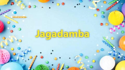 Happy Birthday to Jagadamba - Birthday Wish From Birthday Bash