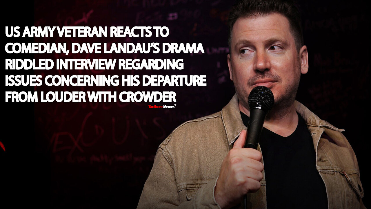 Steven Crowder ("BLASTED"?) By Dave Landau? Claims Of INSANE Contract Demands & Censorship! GFYS Dave!