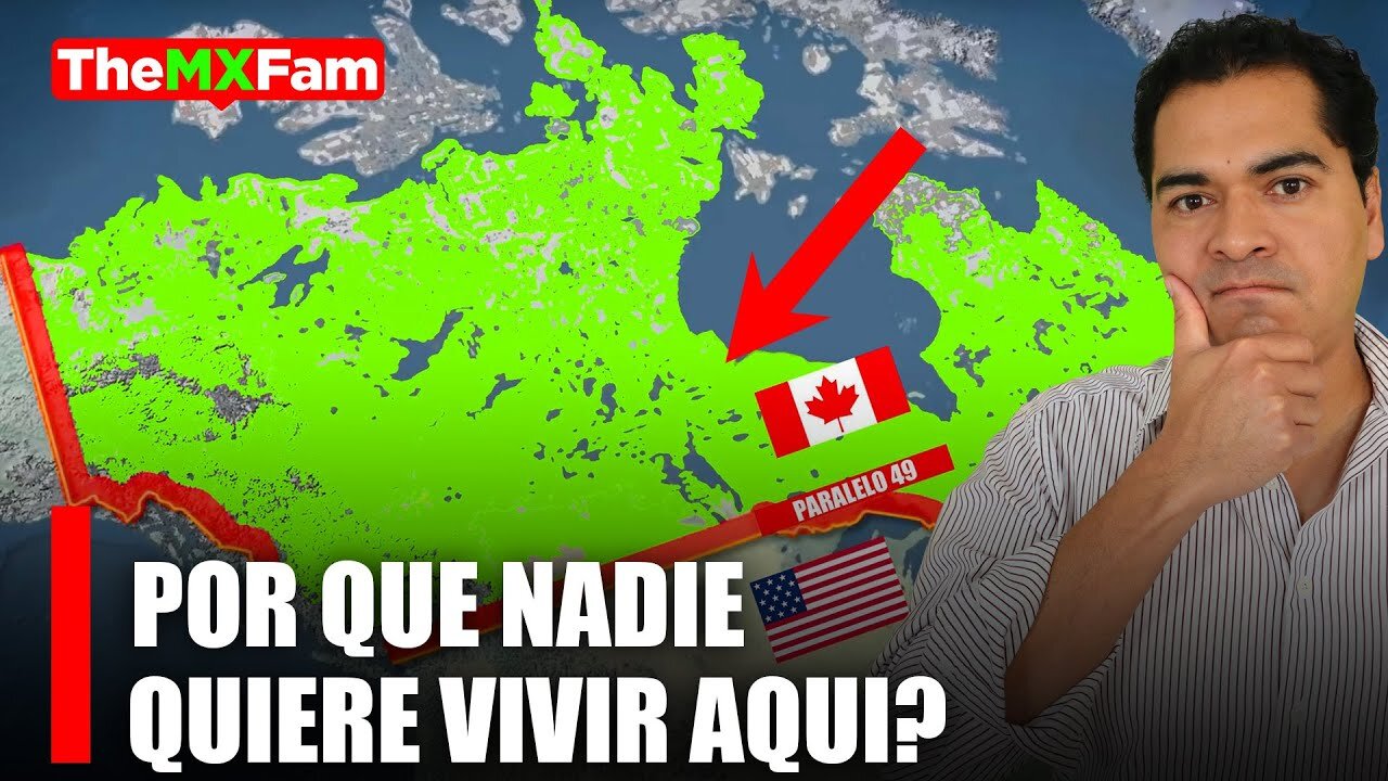 Por qué el 90% de los canadienses viven debajo de ésta línea roja? | TheMXFam