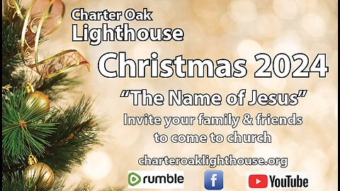 Church Service - Sunday, Dec. 15, 2024 - 10:00 AM - Matt. 1:18-25 - "The Name of Jesus"