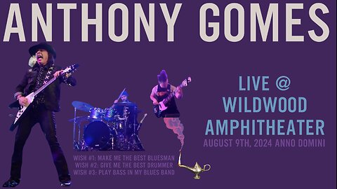 🤠 Anthony Gomes 🇨🇦 🎸 LIVE @ Wildwood Amphitheater 🎶 Southern Blues Rock music 🎵 Love Sweet Love ❤️🍯🤍