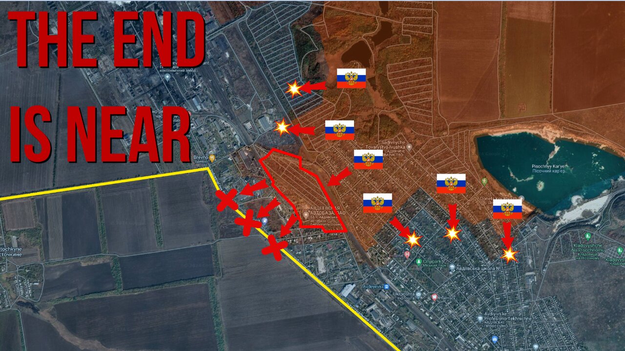 This Is The End | Russians Successfully Advanced In Avdeevka And Are About To Cut The Road of Life!