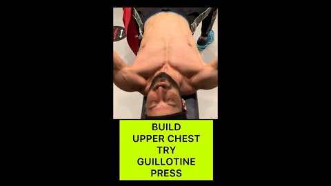 GUILLOTINE PRESS | ISOLATE and BUILD UPPER CHEST | Chest Workout #shorts