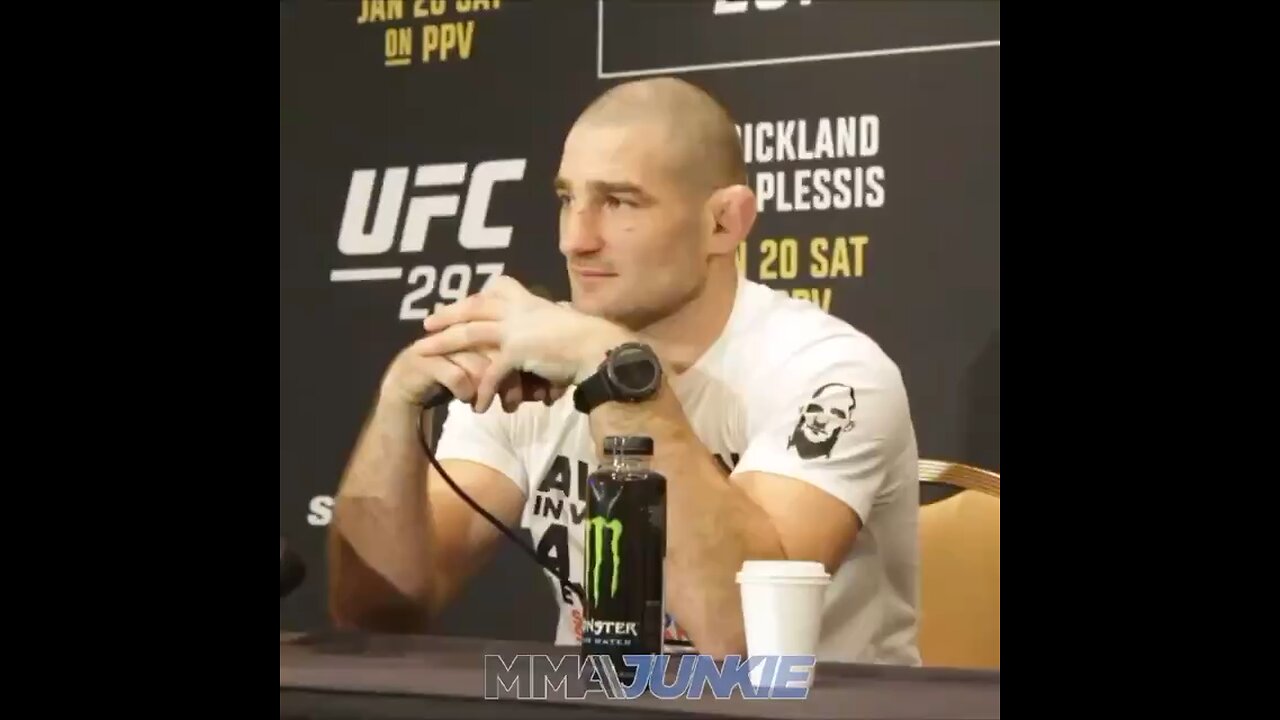 UFC star Sean Strickland torches Canadian reporter during live presser.