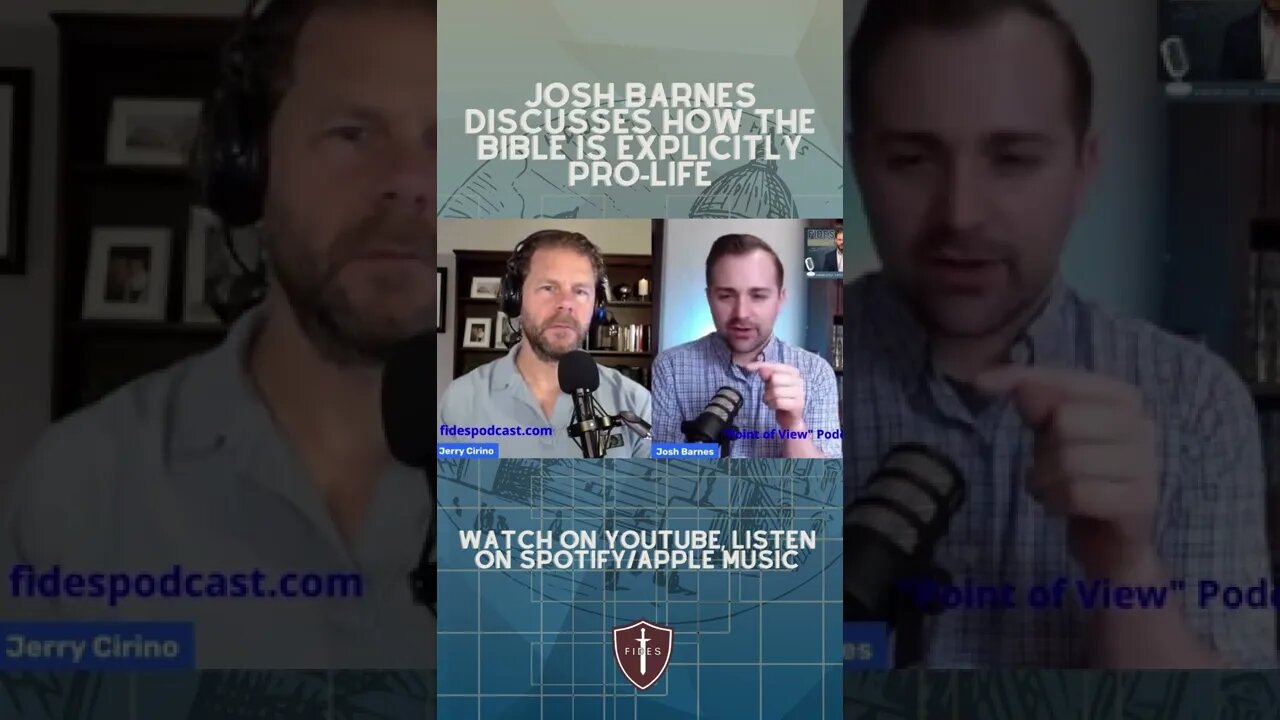 Josh Barnes explains the biblical context of being pro-life
