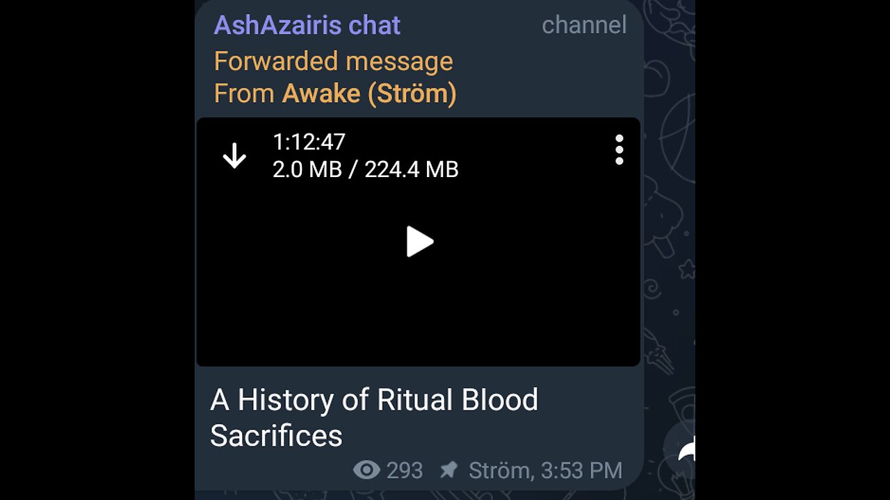 Documentary: History of Blood Ritual Sacrifices