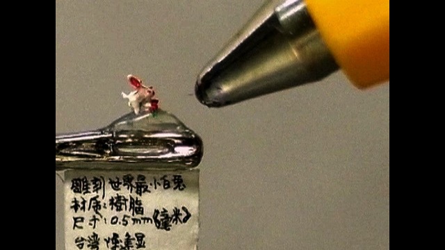 World's Smallest Rabbit Sculpture