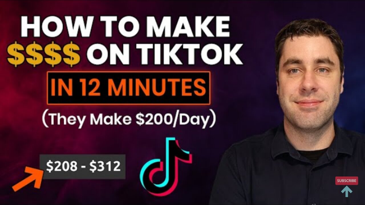 HOW TO MAKE $$$$ ON TIKTOK IN 12 MINUTES