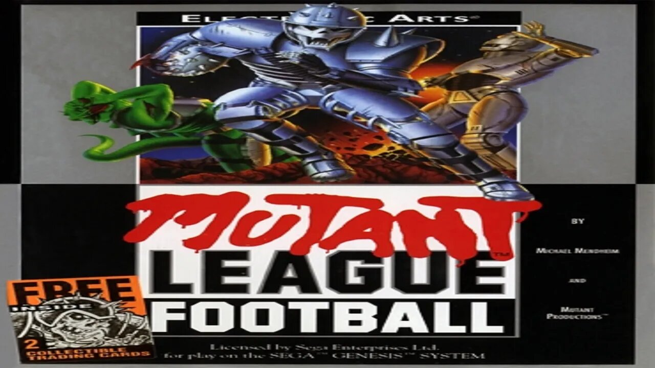 Mutant League Football Sega Mega Drive Sega Genesis Midway Monsters Vs Terminator Trolz