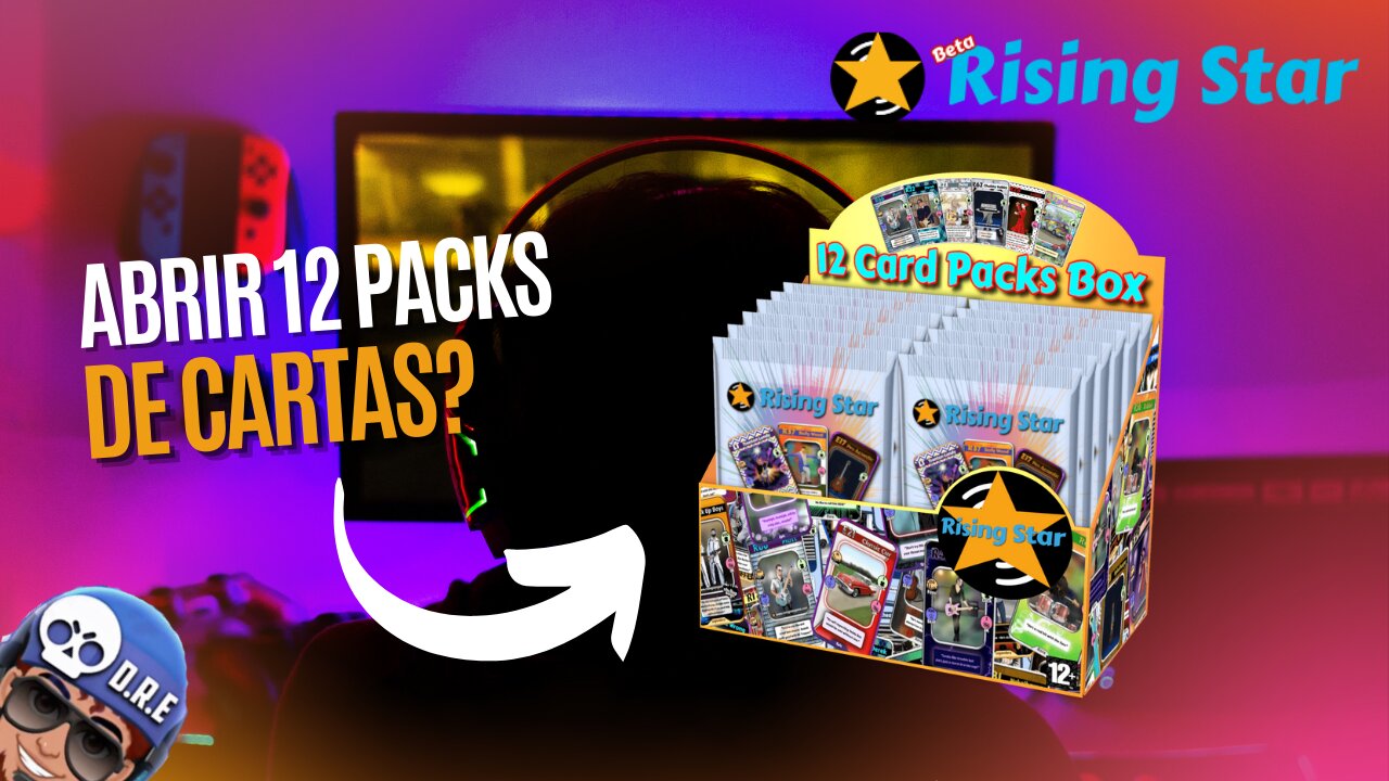 Rising stars: comprei 12 packs de cartas