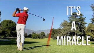 My New MIRACLE GOLF SWING!