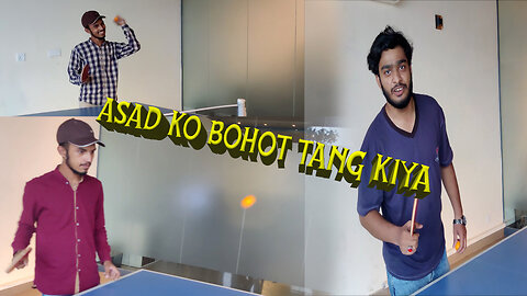 My First Vlog l Asad ko Tang kiya l Table Tennis ma har gaya 😂