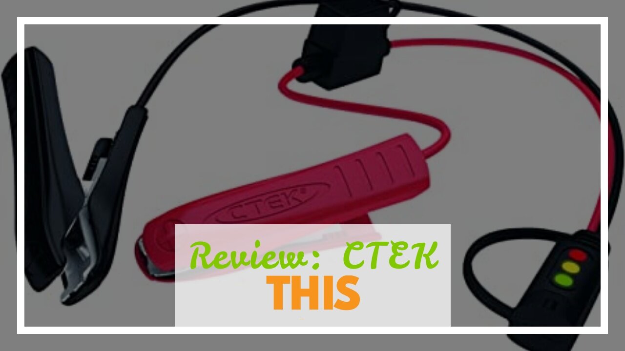 Review: CTEK (56-304) Comfort Connect Extension Cable, 8.2 Feet
