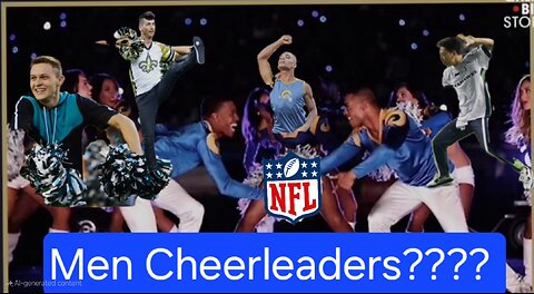 Flamboyant Men Cheerleaders in the NFL