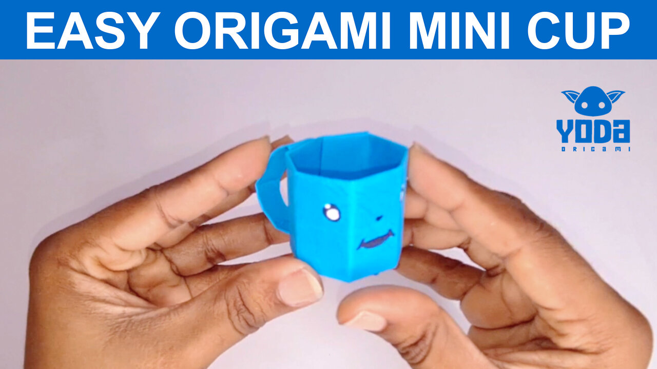 How To Make an Origami Cup - Easy And Step By Step Tutorial