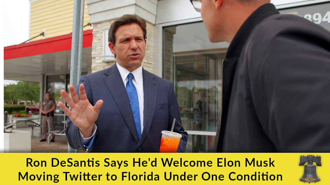 Ron DeSantis Says He'd Welcome Elon Musk Moving Twitter to Florida Under One Condition